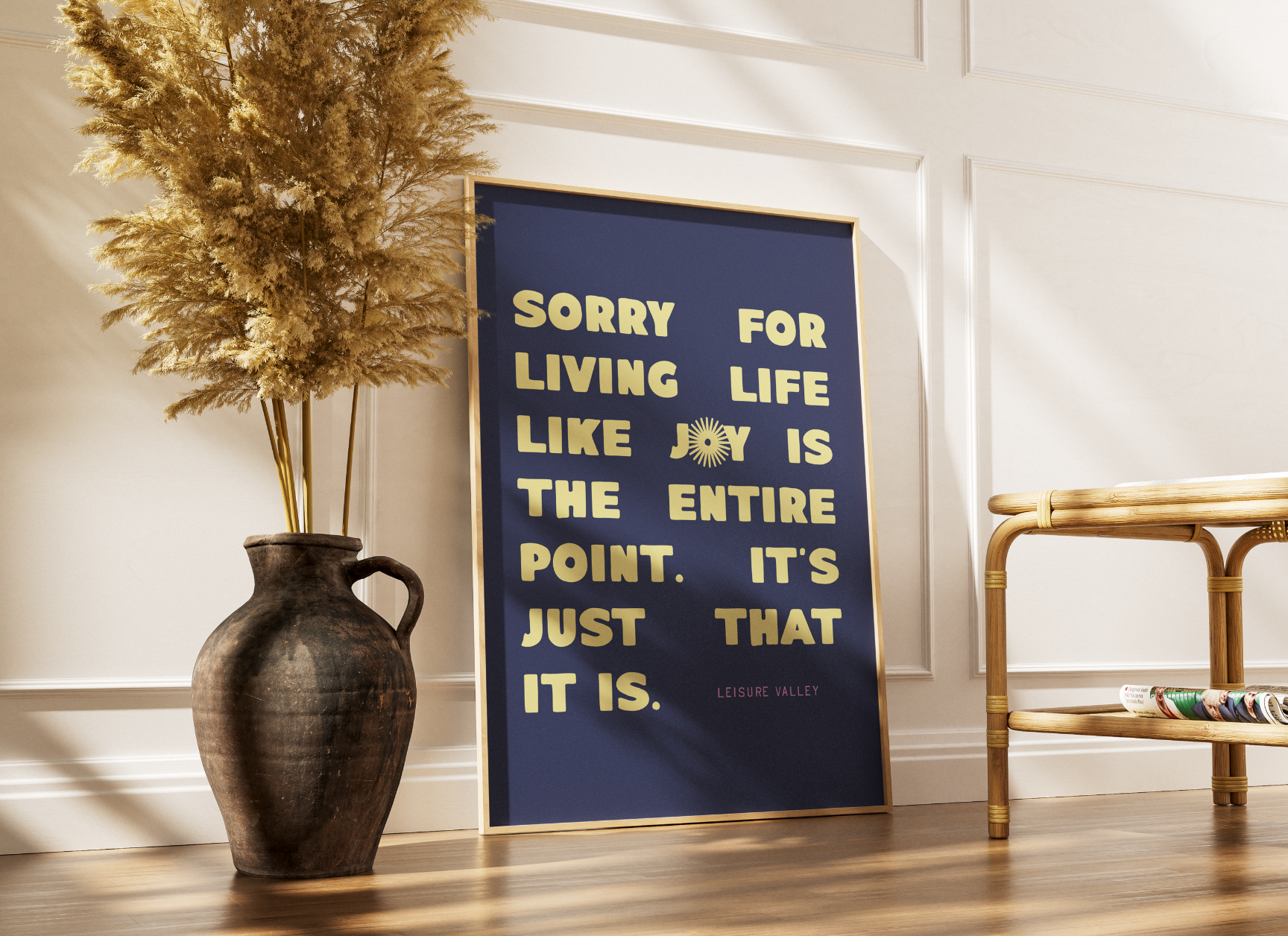 Joy Is The Point Poster Print
