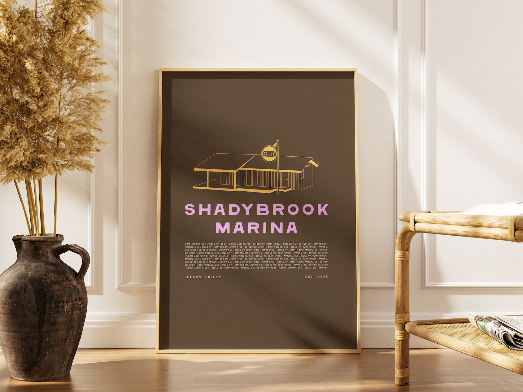 Shadybrook Marina Poster Print