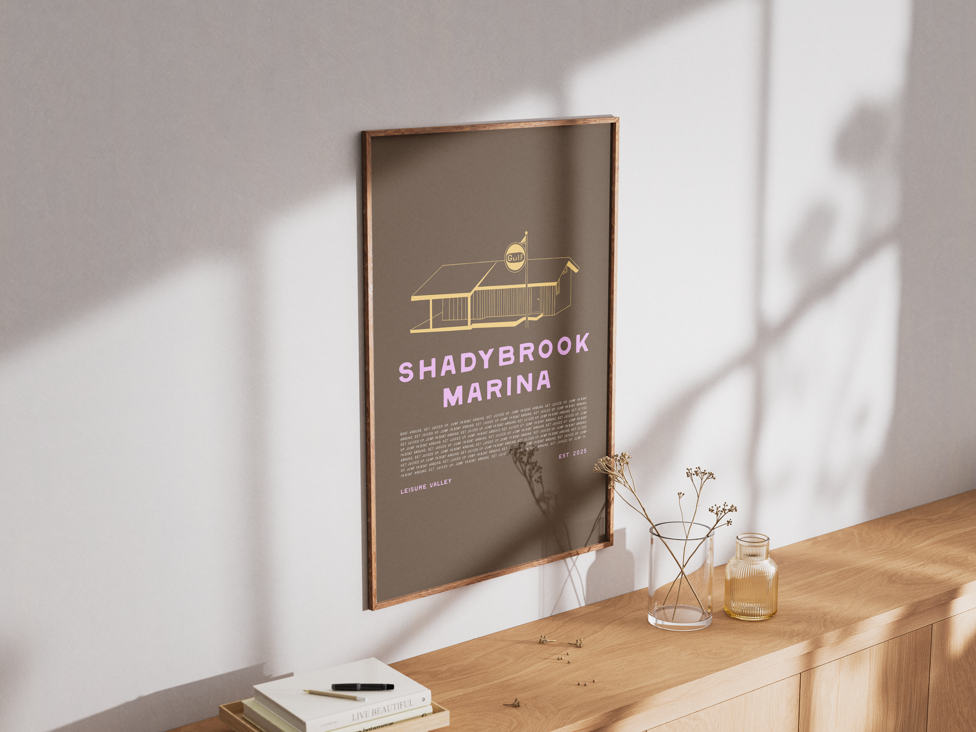 Shadybrook Marina Poster Print