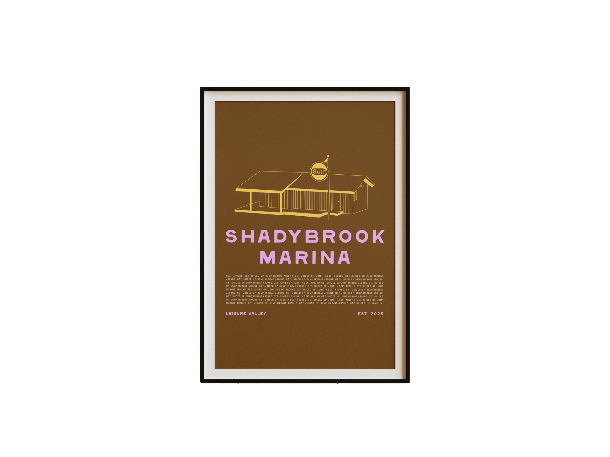 Shadybrook Marina Poster Print